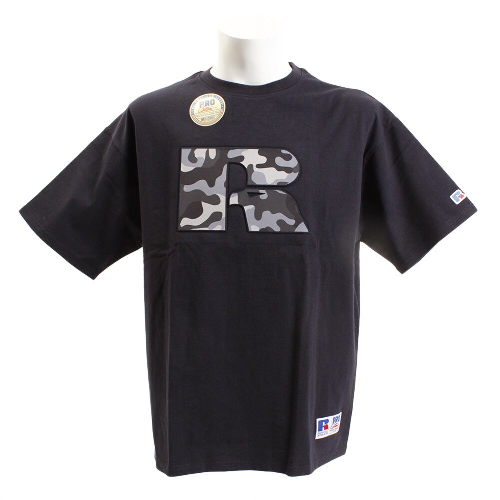  Tシャツ PRO BIG 半袖Tシャツ CAMO EMB RBM19S0003 NVY オンライン価格