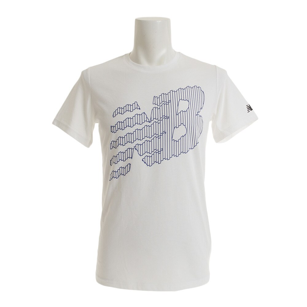  ヘザーテックNBグラフィックTシャツ AMT81082WT オンライン価格