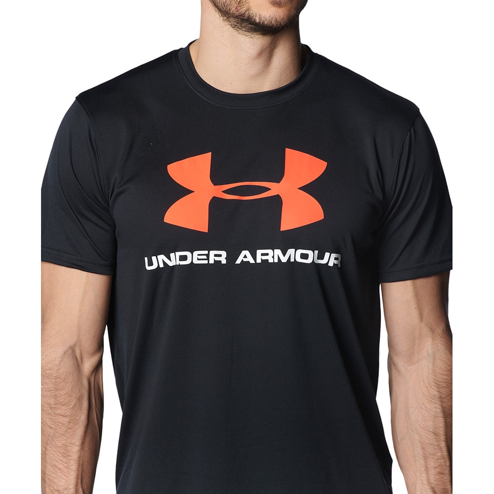 アンダーアーマー（UNDER ARMOUR）（メンズ）Tシャツ 半袖 テック ビッグロゴ ショートスリーブ 1359132 BLK AT オンライン価格