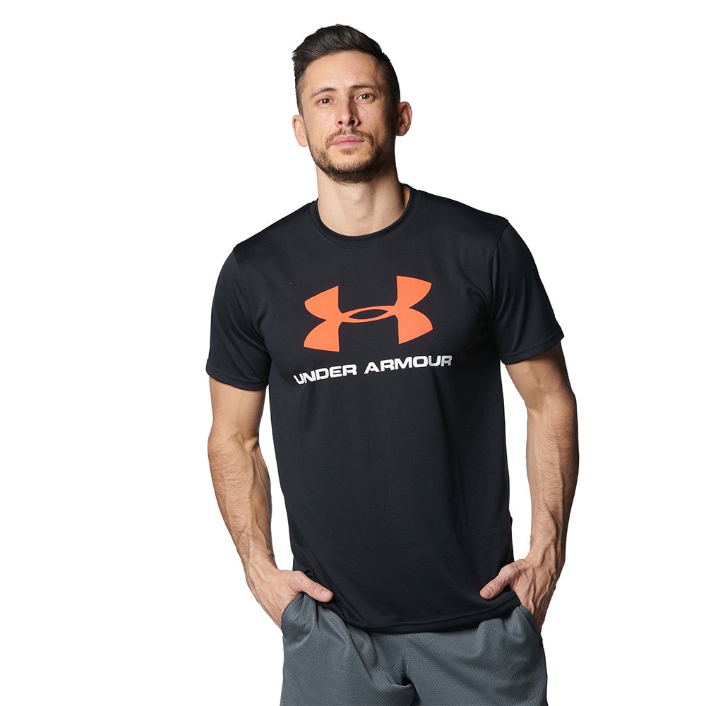 アンダーアーマー（UNDER ARMOUR）（メンズ）Tシャツ 半袖 テック ビッグロゴ ショートスリーブ 1359132 BLK AT オンライン価格