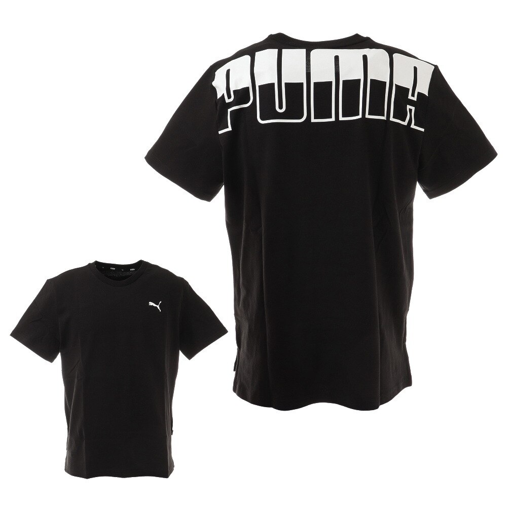  ビッグ ロゴ オーバーサイズ 半袖 Tシャツ 588469 01 BLK