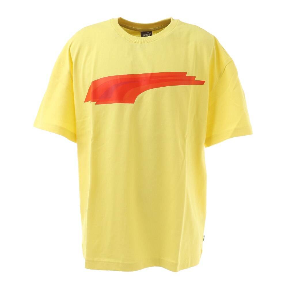  GRAPHICオーバーサイズショートスリーブTシャツ 589855 03 YEL