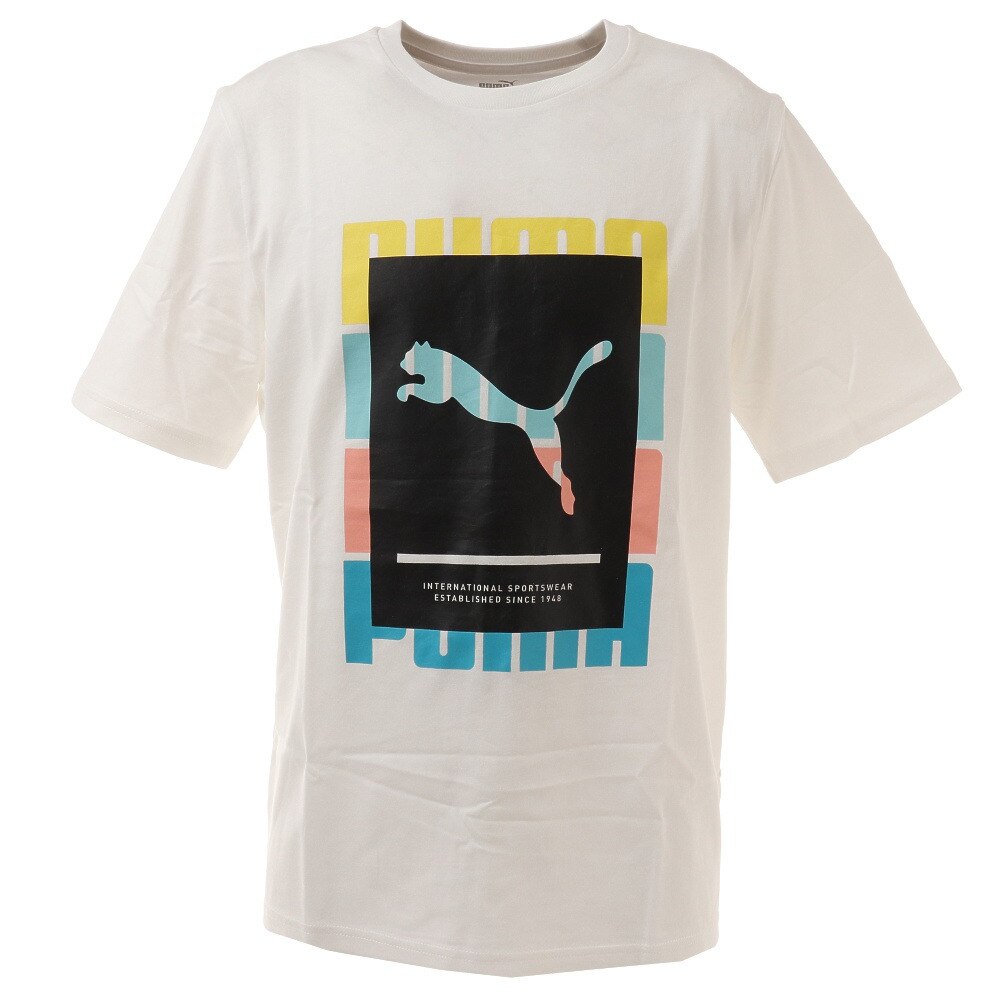  SUMMER COURTグラフィックTシャツ 845864 02 WHT