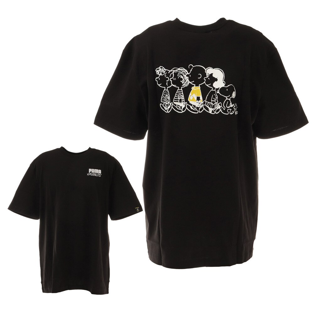  PEANUTS 半袖 Tシャツ 530616 01 BLK