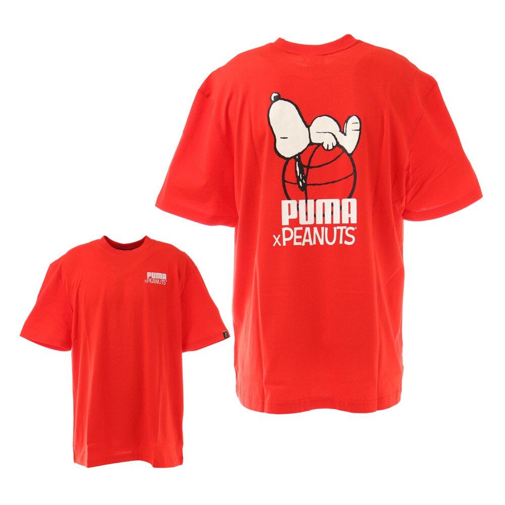  PEANUTS 半袖 Tシャツ 530616 11 RED