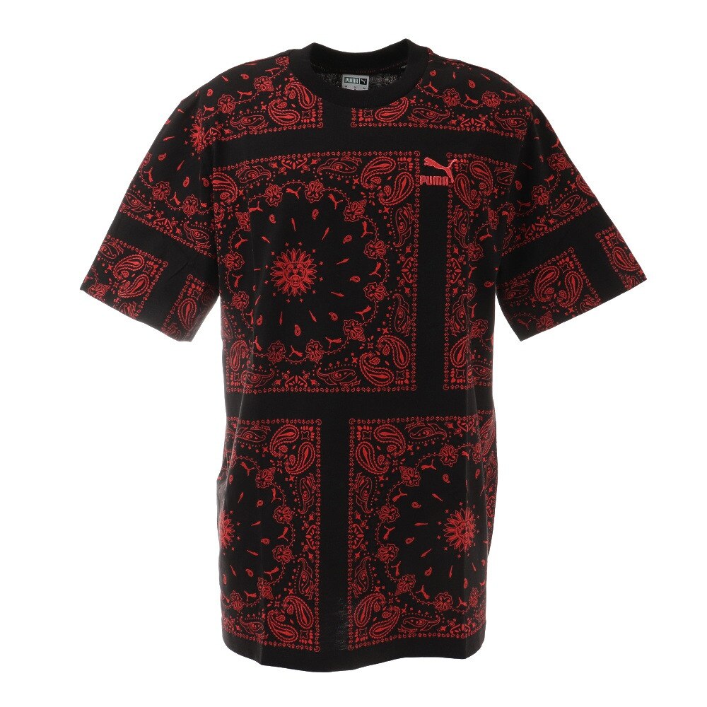  OB AOP Tシャツ 532544 01 BLK