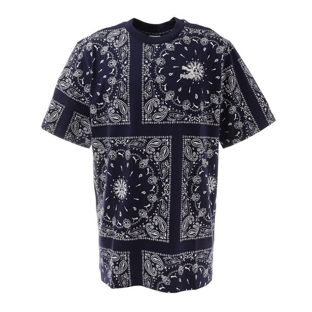  OB AOP Tシャツ 532544 06 NVY