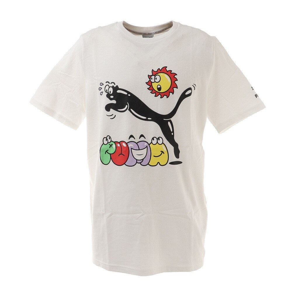  GRAPHICTシャツストリートウェア 532553 02 WHT