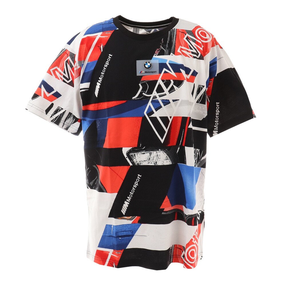  BMW MMS ストリート AOP Tシャツ 599489 04 RED