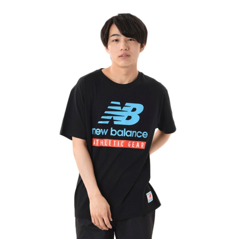  ロゴ Tシャツ AMT11517BK