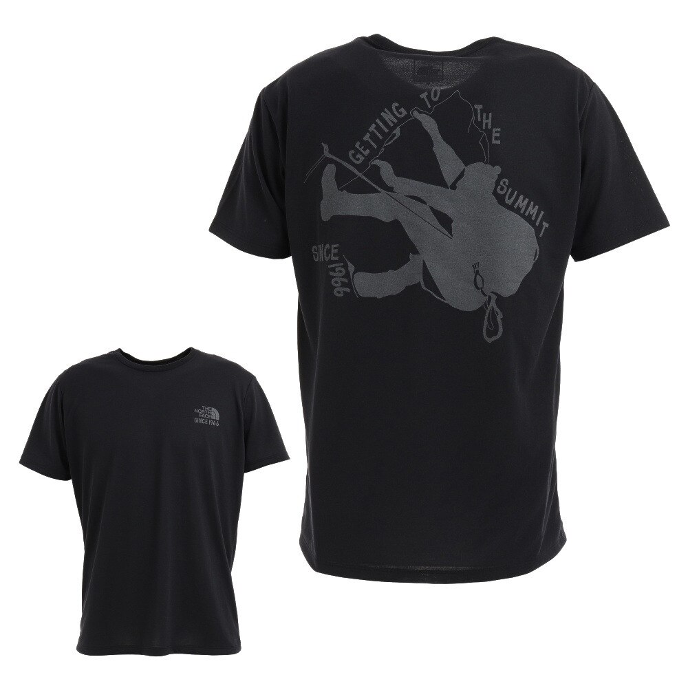 ショートスリーブロッククライマTシャツ NT32172 K