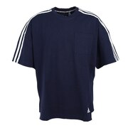 アディダス（adidas）（メンズ）Tシャツ メンズ 半袖 マストハブ 3ストライプス LOOSE JKL55-GN0812 カットソー