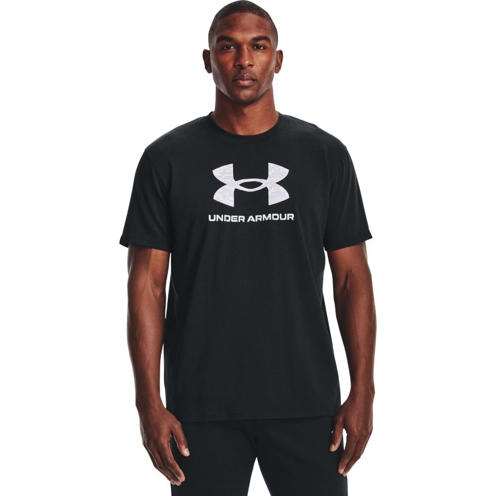 アンダーアーマー（UNDER ARMOUR）（メンズ）Tシャツ メンズ 半袖 カモ ビッグロゴ 1365199 001 カットソー