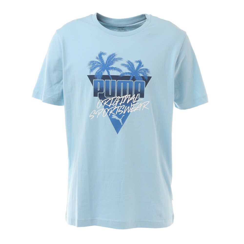  サマー パーム グラフックTシャツ 581917-18