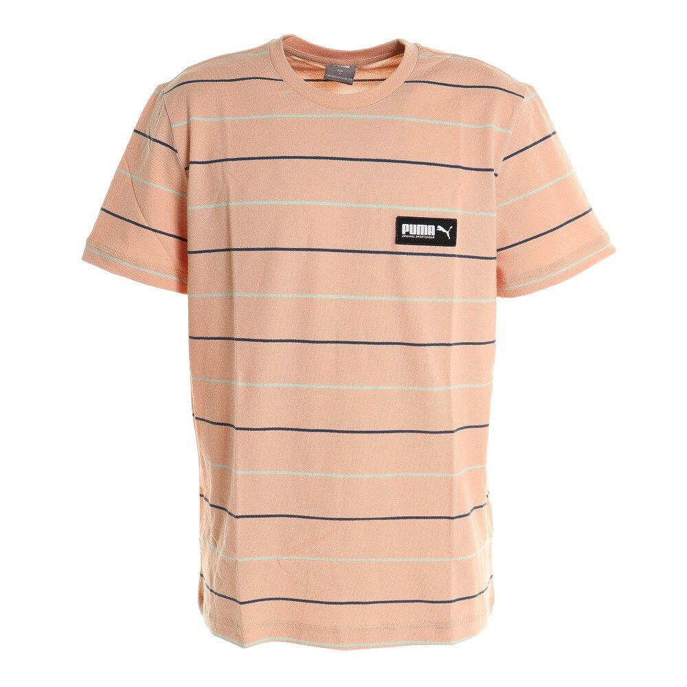  FUSION ストライプTシャツ 582684-70