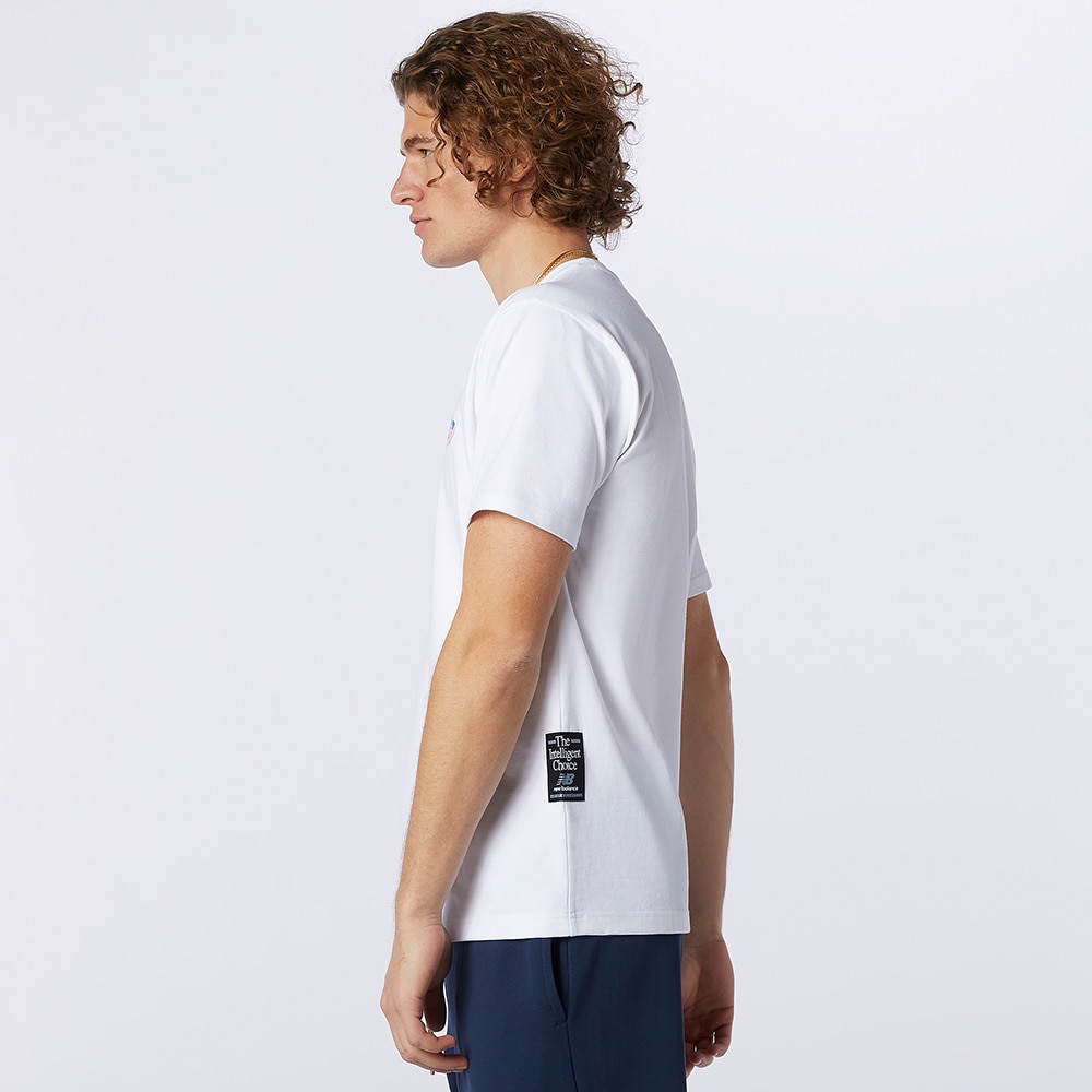 ニューバランス（new balance）（メンズ）Tシャツ メンズ 半袖 Athletics Artist Delorenzo MT13558WT カットソー