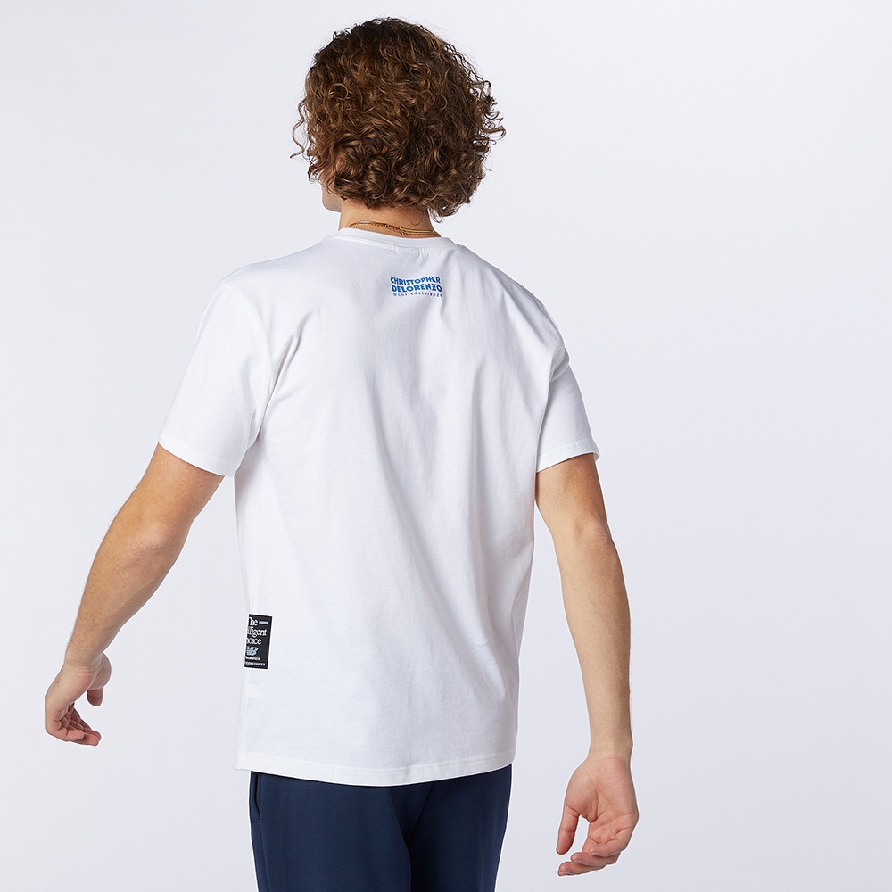 ニューバランス（new balance）（メンズ）Tシャツ メンズ 半袖 Athletics Artist Delorenzo MT13558WT カットソー