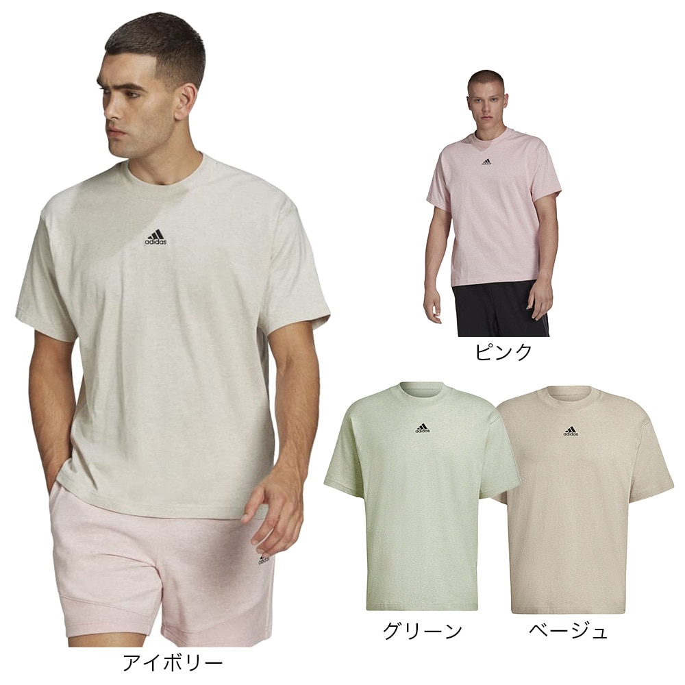 アディダス（メンズ、レディース）Tシャツ メンズ 半袖 草木染め II805-H65778★★★
