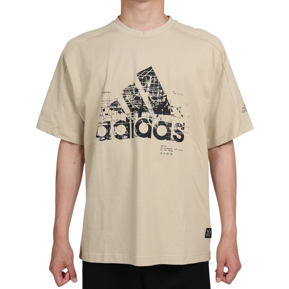 アディダス（adidas）（メンズ）半袖Tシャツ メンズ PRSVE バッジ オブ スポーツ JH038-HD0049 大きいサイズ  スポーツ用品はスーパースポーツゼビオ