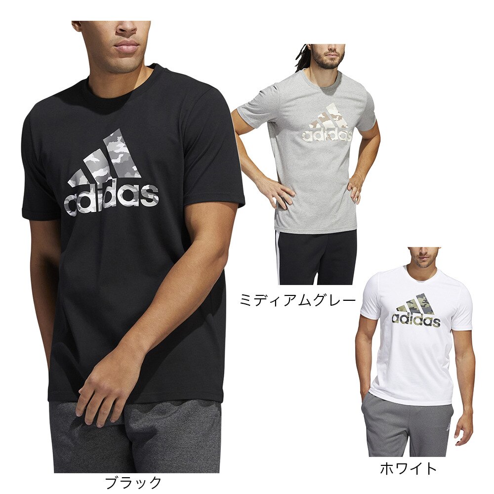 アディダス（メンズ）半袖Tシャツ メンズ CAMO BOS グラフィック SB332-HE2370