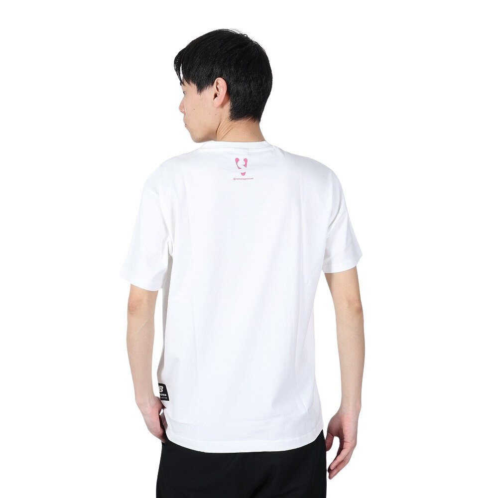 ニューバランス（new balance）（メンズ）Tシャツ メンズ 半袖 SPECTRUM グラフィック MT21557WT