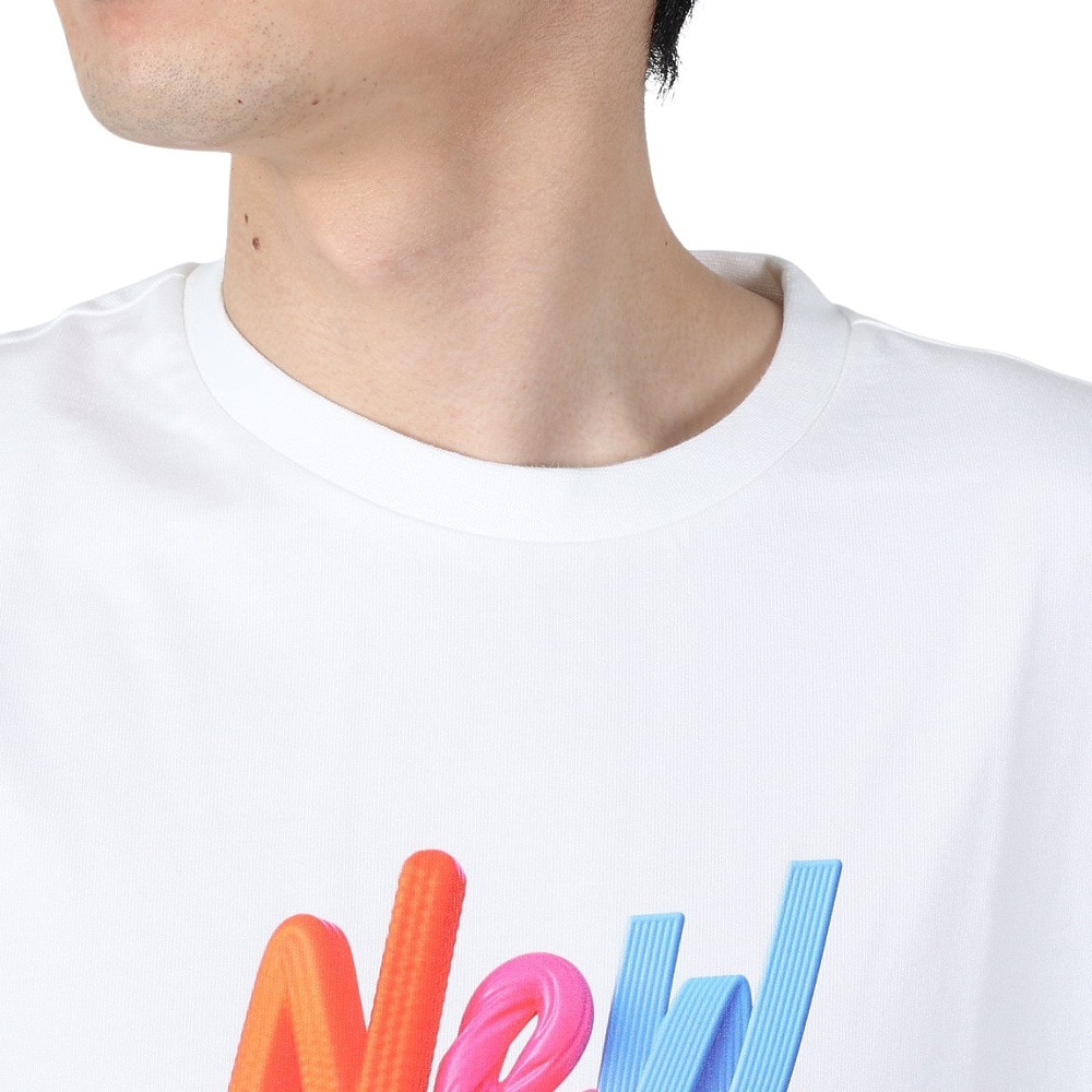 ニューバランス（new balance）（メンズ）Tシャツ メンズ 半袖 SPECTRUM グラフィック MT21557WT