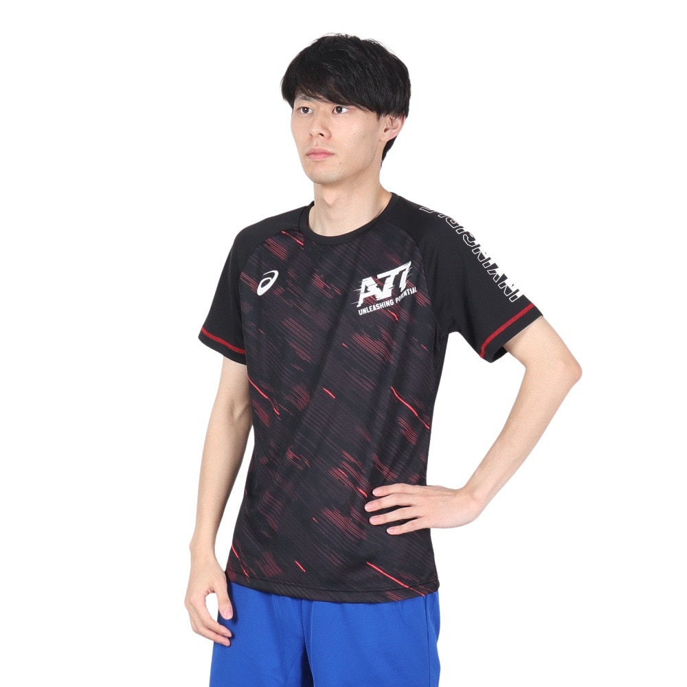 アシックス（ASICS）（メンズ）A77 TR 半袖Tシャツ 2031D710.001★★★