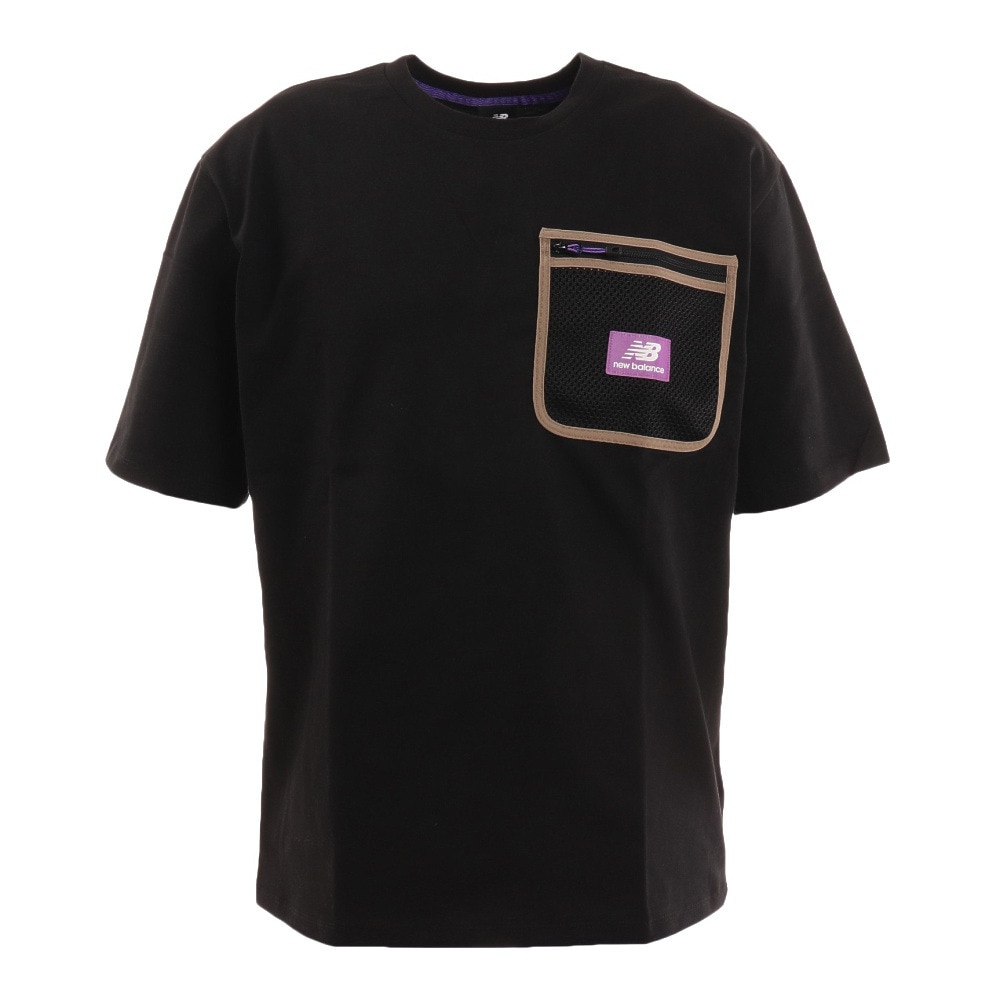 ニューバランス（new balance）（メンズ）AT ポケットTシャツ MT21510BK