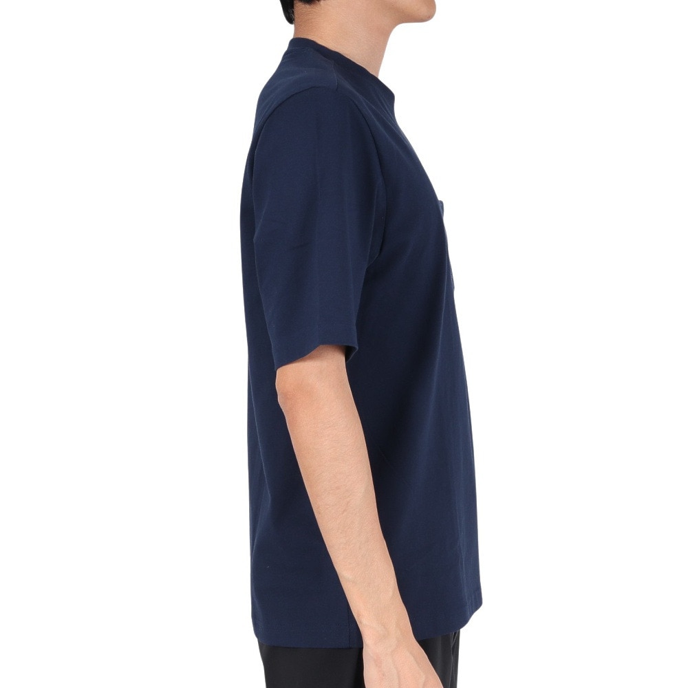リーボック（REEBOK）（メンズ）Tシャツ メンズ 半袖 ポケット クラシックス ロゴ FXP29-EC4563 ネイビー