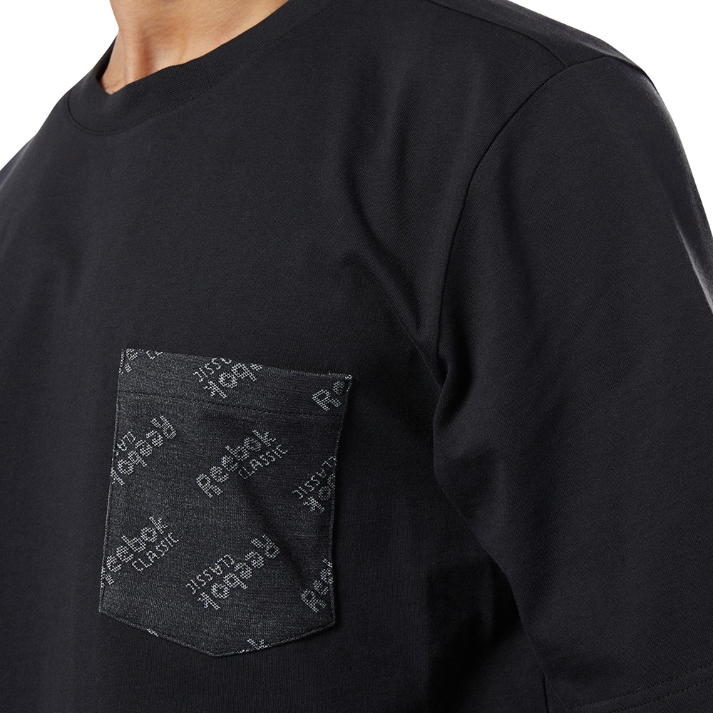 リーボック（REEBOK）（メンズ）Tシャツ メンズ 半袖 ポケットクラシックス ロゴ FXP29-EC4564