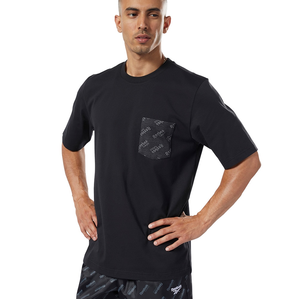 リーボック（REEBOK）（メンズ）Tシャツ メンズ 半袖 ポケットクラシックス ロゴ FXP29-EC4564