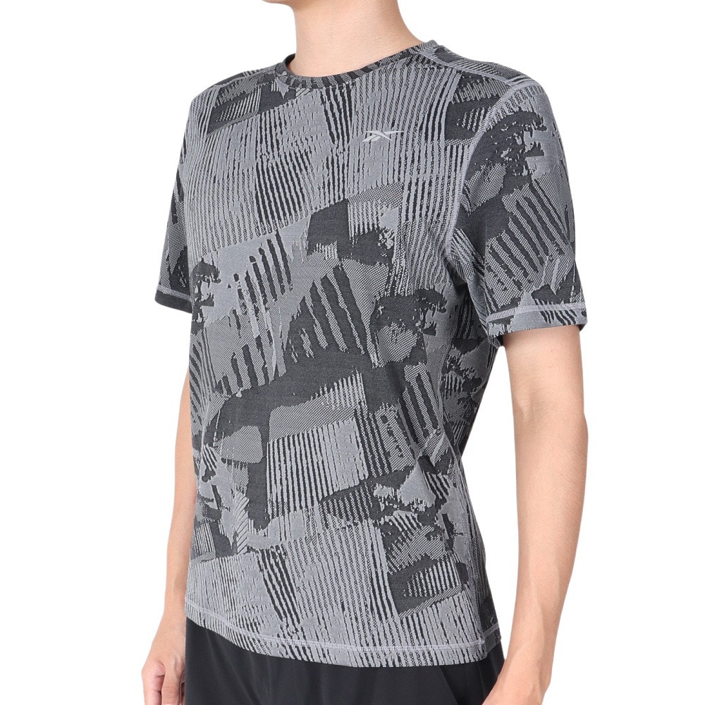 リーボック（REEBOK）（メンズ）半袖Tシャツ メンズ ワン シリーズ ランニング ジャカード 半袖Tシャツ GJI00-FK6568  スポーツ用品はスーパースポーツゼビオ
