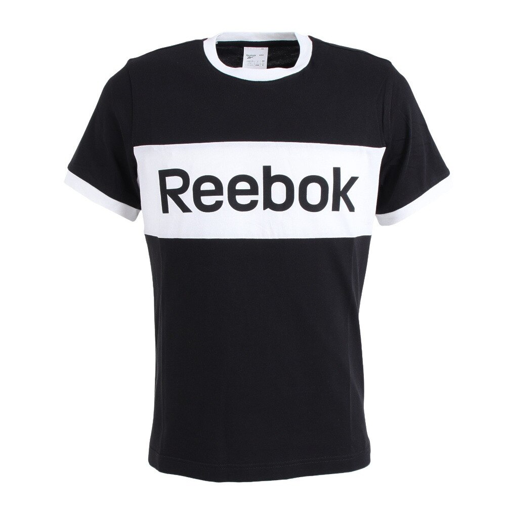 リーボック（REEBOK）（メンズ）Tシャツ メンズ 半袖 トレーニング エッセンシャルズ リニア ロゴ GLT76-FK6125