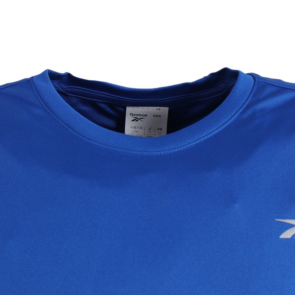 リーボック（REEBOK）（メンズ）半袖tシャツ メンズ ショート スリーブ IEK53-FQ0364 ブルー 吸水 ドライ ★★★