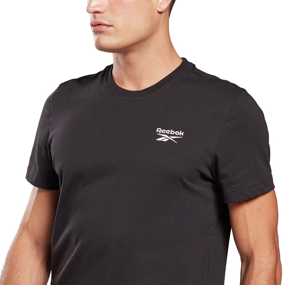リーボック（REEBOK）（メンズ）Tシャツ メンズ 半袖アイデンティティ JIX93-GJ0639 ブラック