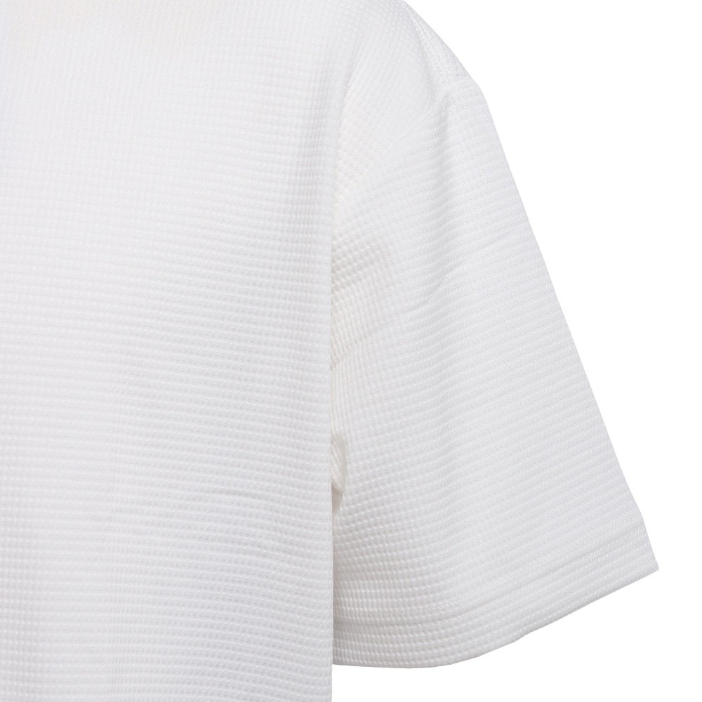 ウィッテム（HUITIEME）（メンズ）半袖Tシャツ メンズ ハイブリット バック ストライプ 191-26442-005