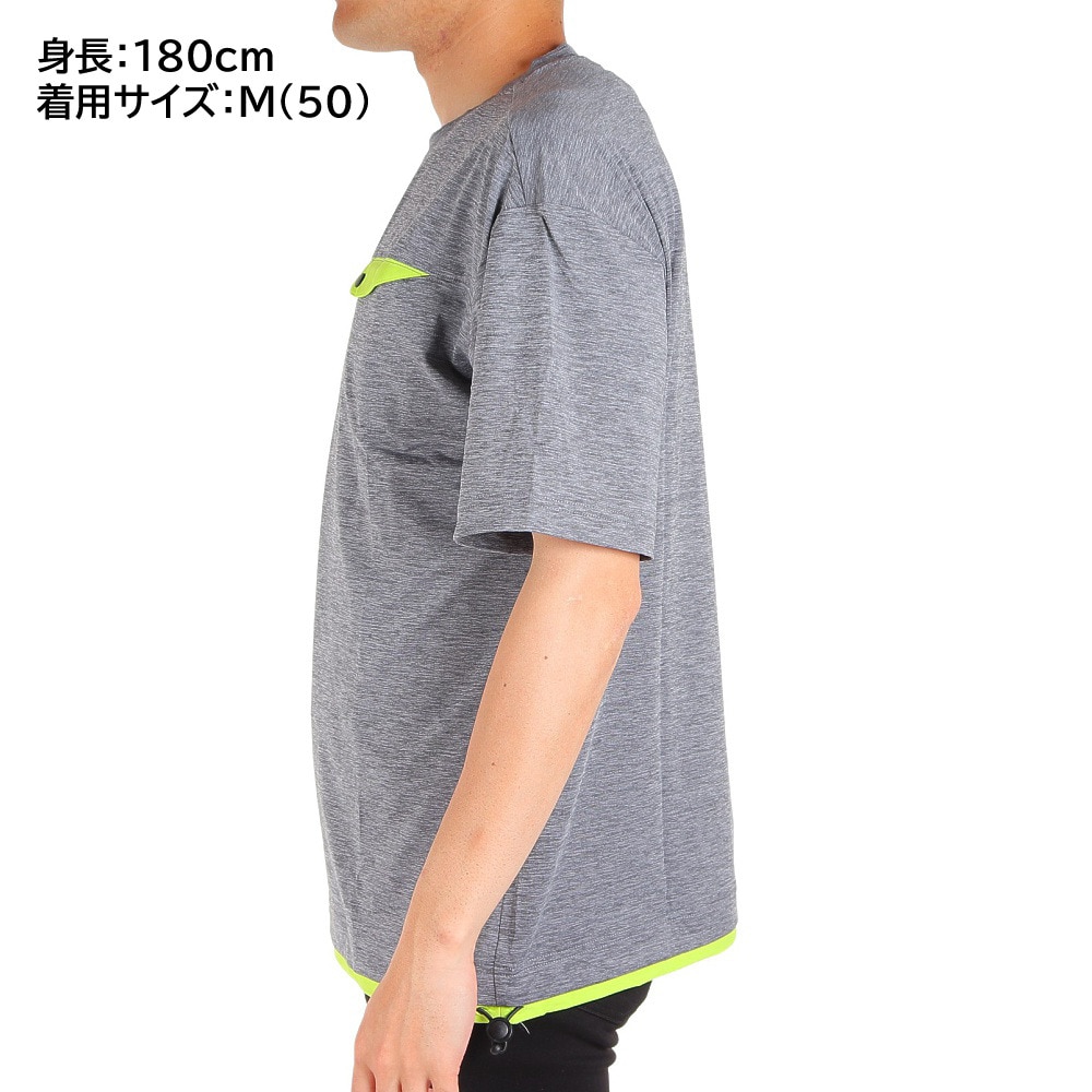 ウィッテム（HUITIEME）（メンズ）半袖Tシャツ メンズ 裾配色 クルーネック 191-26443-015