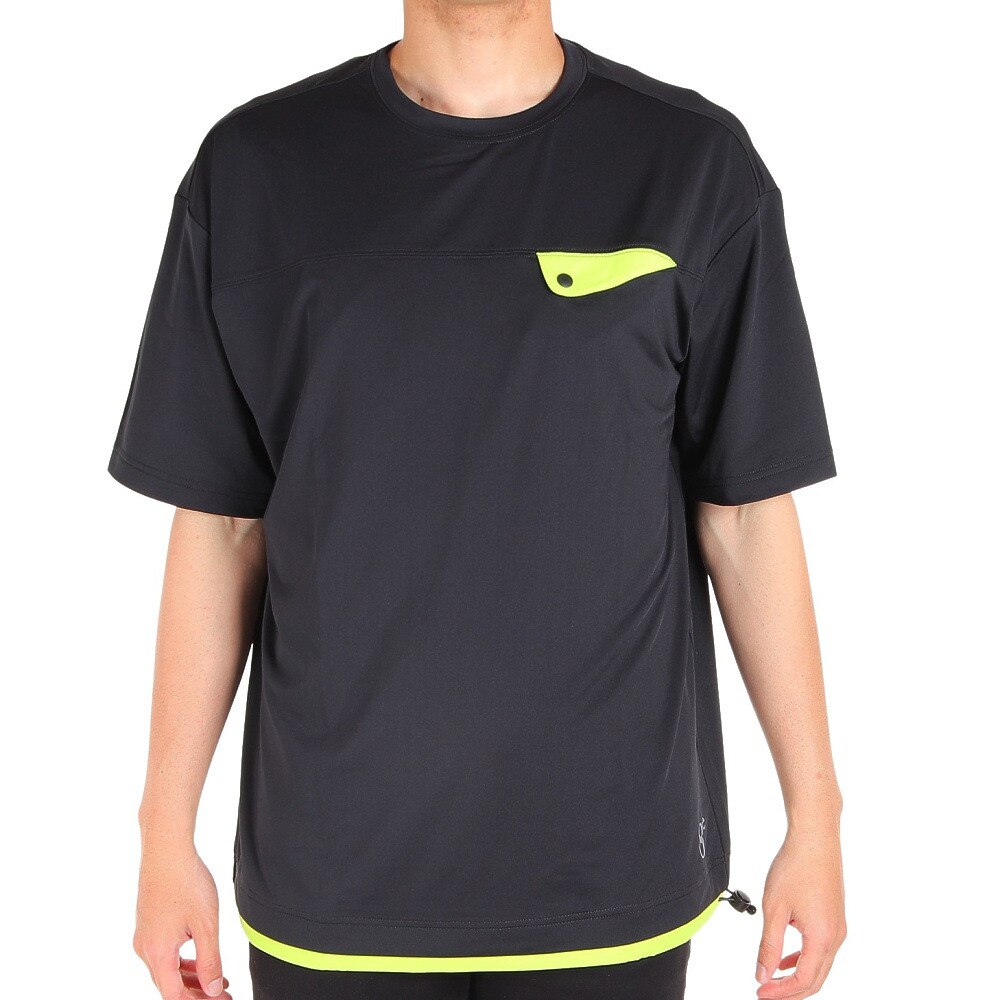 ウィッテム（HUITIEME）（メンズ）半袖Tシャツ メンズ 裾配色 クルーネック 191-26443-019