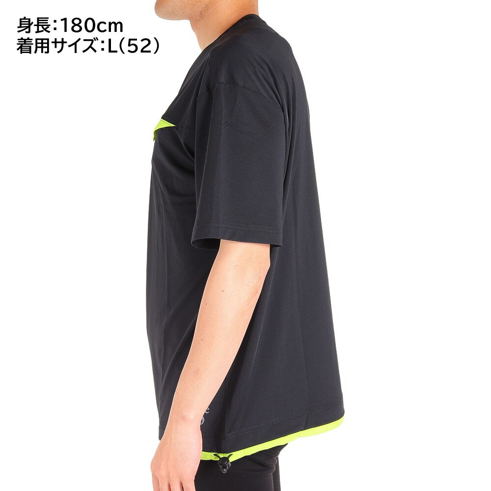 ウィッテム（HUITIEME）（メンズ）半袖Tシャツ メンズ 裾配色 クルーネック 191-26443-019