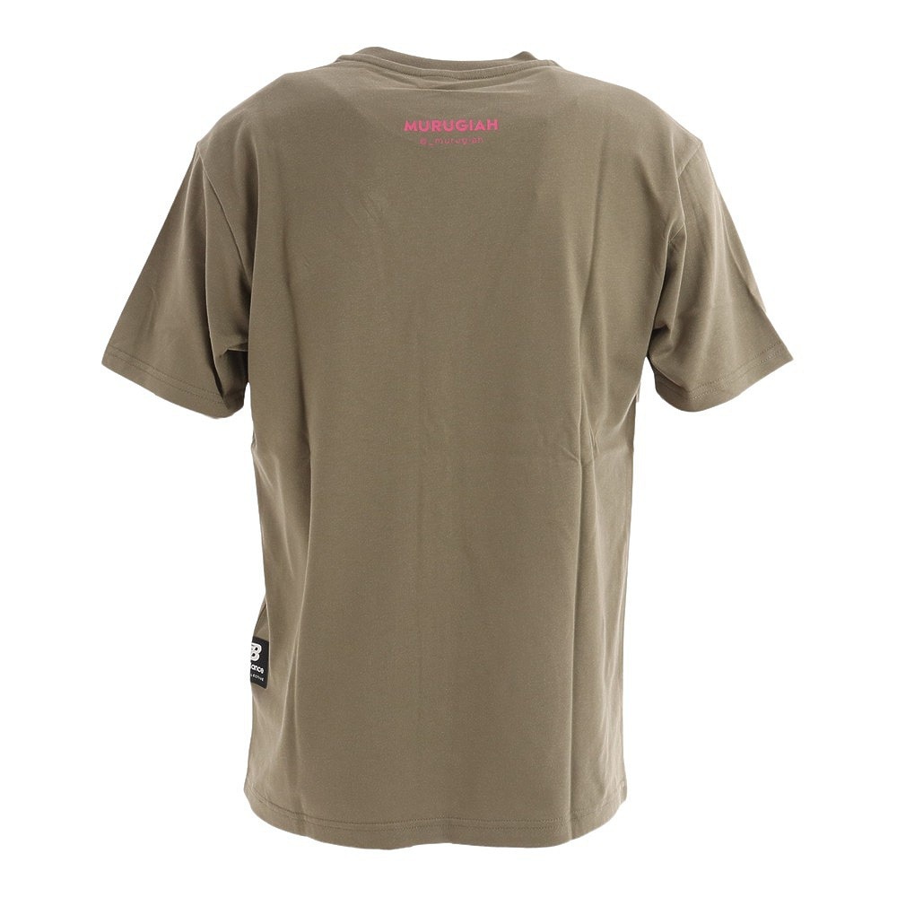 ニューバランス（new balance）（メンズ）Tシャツ メンズ 半袖 Athletics Murugiah Muru MT23556CGN