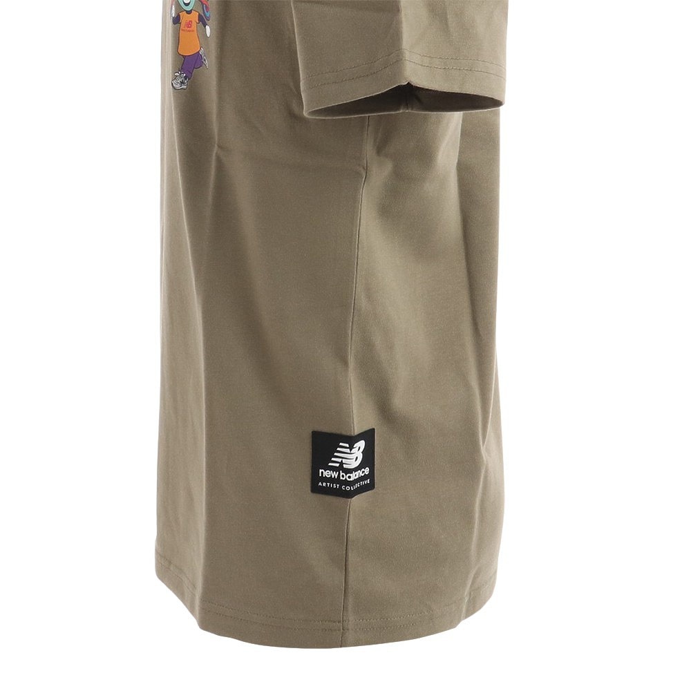 ニューバランス（new balance）（メンズ）Tシャツ メンズ 半袖 Athletics Murugiah Muru MT23556CGN