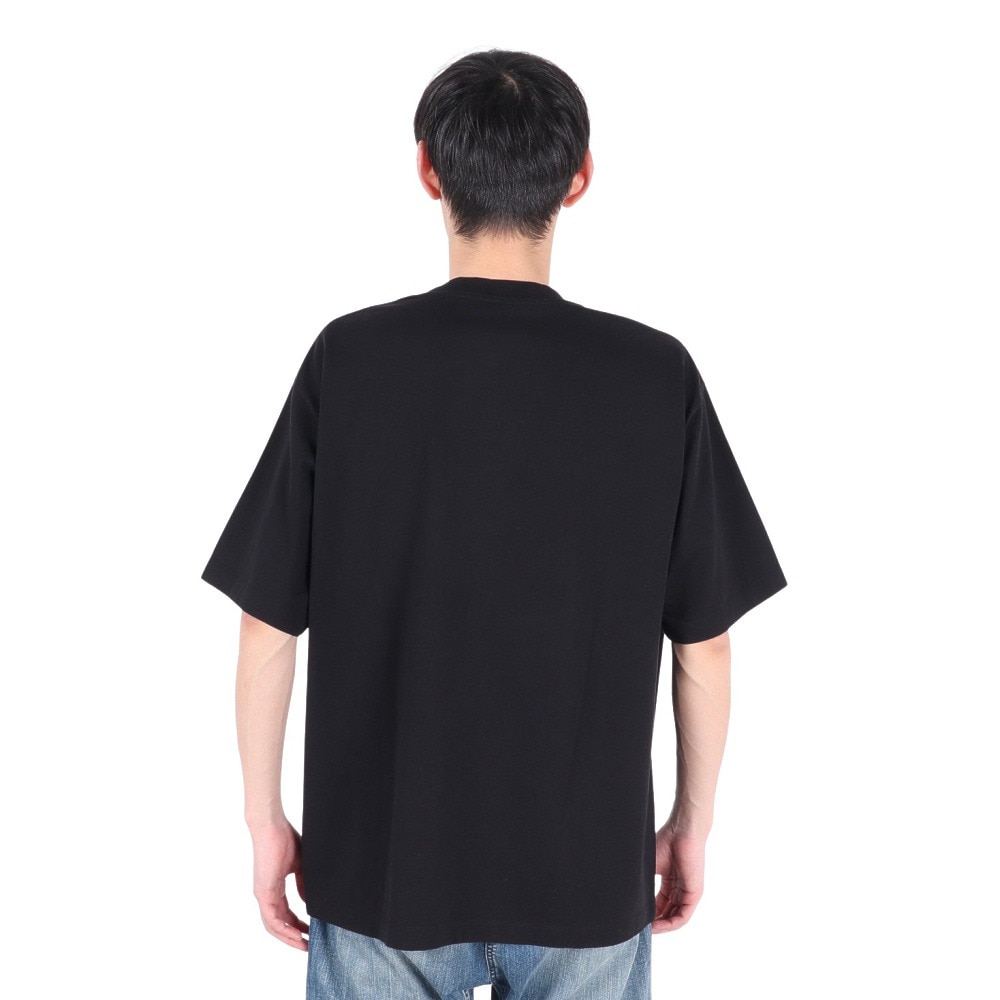 ニューバランス（new balance）（メンズ）半袖Tシャツ メンズ 黒 900 ボストン82 ロゴプリント AMT25066BK
