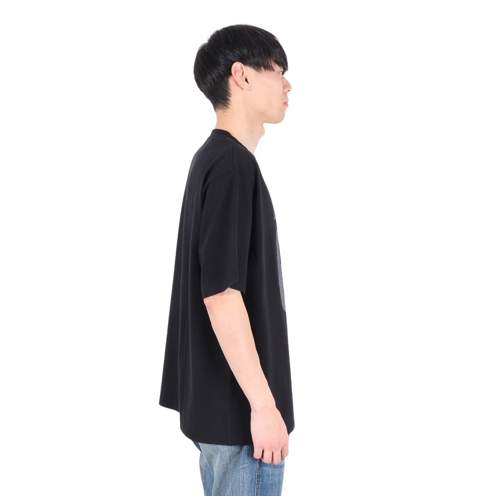 ニューバランス（new balance）（メンズ）半袖Tシャツ メンズ 黒 900 ボストン82 ロゴプリント AMT25066BK