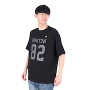 (メンズ)半袖Tシャツ メンズ 黒 900 ボストン82 ロゴプリント AMT25066BK