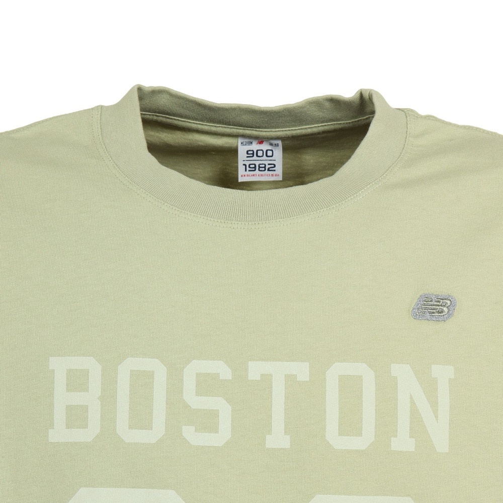 ニューバランス（new balance）（メンズ）Tシャツ メンズ 半袖 900 ボストン82 ロゴプリント AMT25066LTO