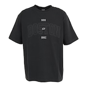 ニューバランス（new balance）（メンズ）半袖Tシャツ メンズ 黒 900 ボストン AMT25070PHM