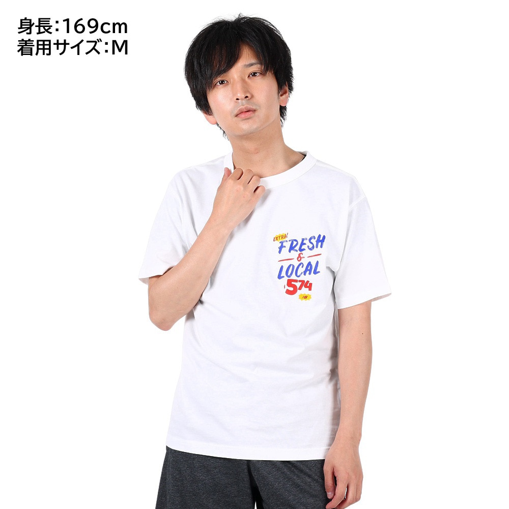 ニューバランス（new balance）（メンズ）半袖Tシャツ メンズ Essentials 574  MT31521WT