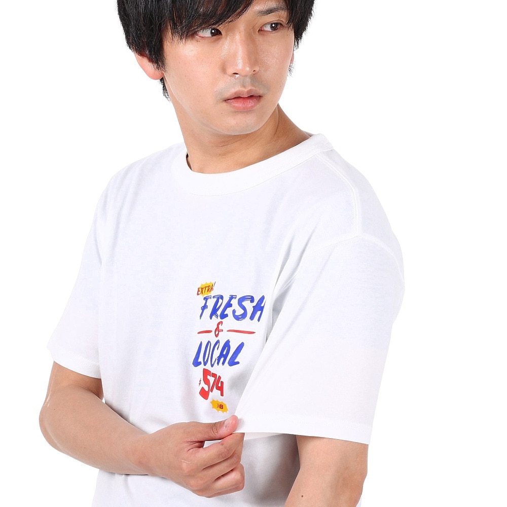 ニューバランス（new balance）（メンズ）半袖Tシャツ メンズ Essentials 574  MT31521WT