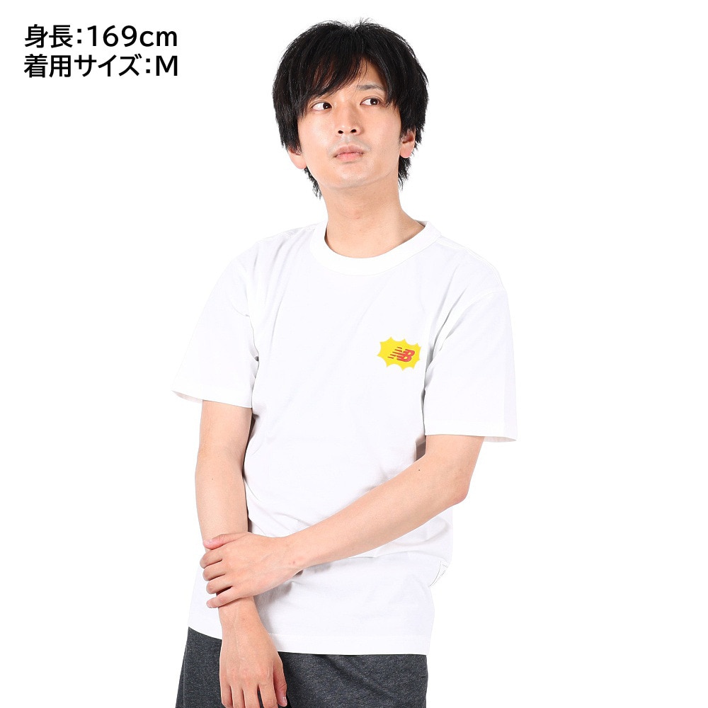 ニューバランス（new balance）（メンズ）半袖Tシャツ メンズ Essentials 574 MT31523WT  スポーツ用品はスーパースポーツゼビオ