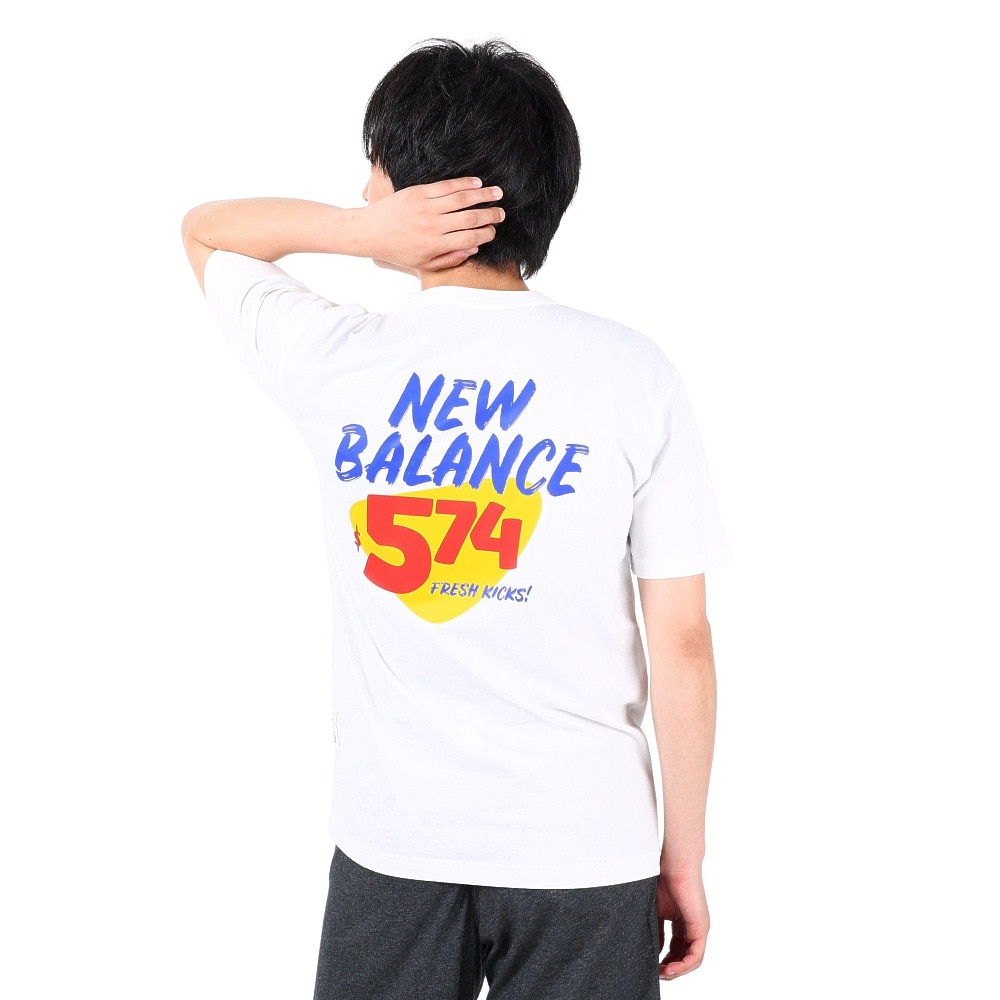 ニューバランス（new balance）（メンズ）半袖Tシャツ メンズ Essentials 574 MT31523WT